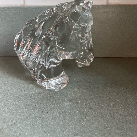 Waterford Crystal Horse Head just over 5” NWOB - Picture 2 of 12